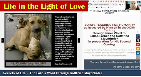 A GOSPEL OF MERCY AND COMPASSION - LIFE IN THE LIGHT OF LOVE (Secrets of Life, The New Revelation)