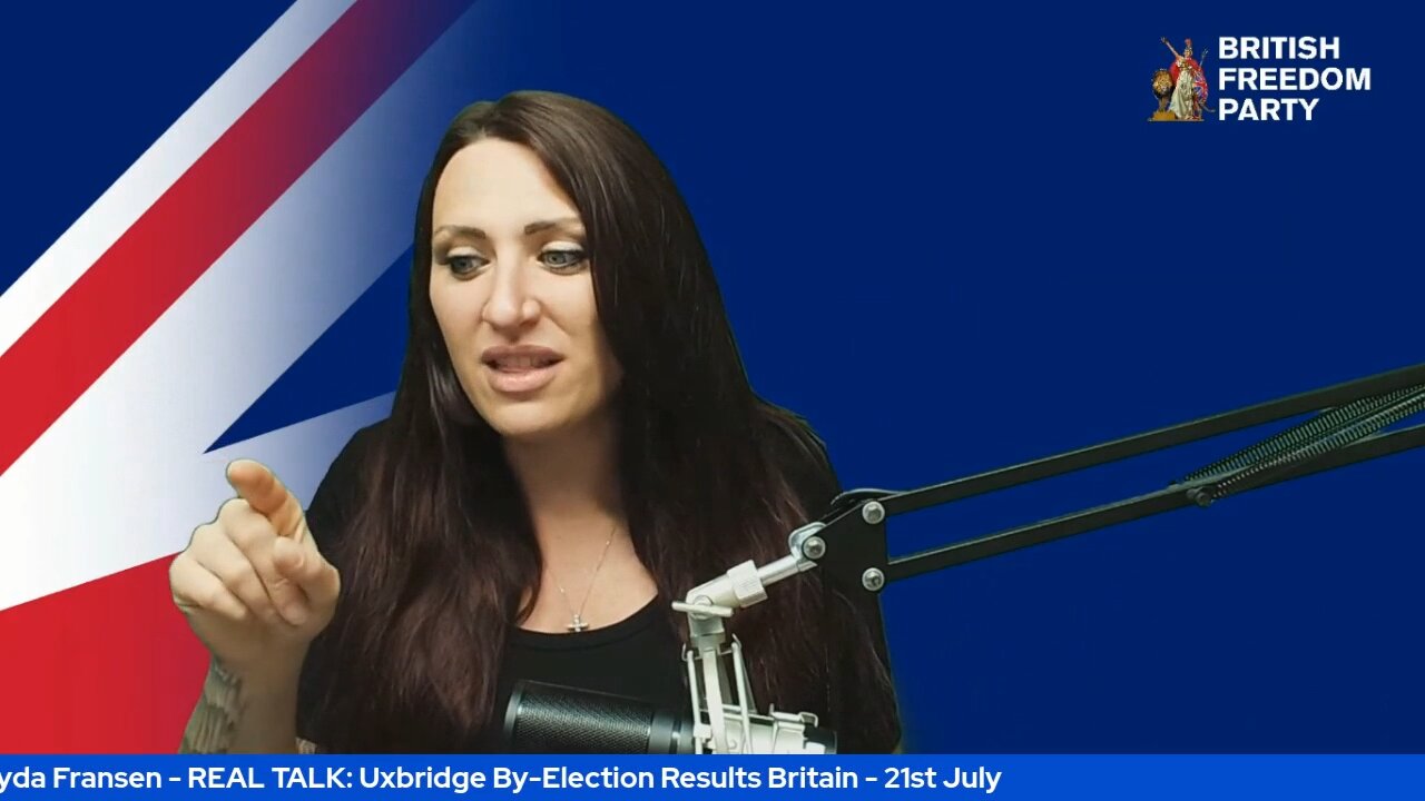 Jayda Fransen - REAL TALK_ Uxbridge By-Election Results Britain - 21st July