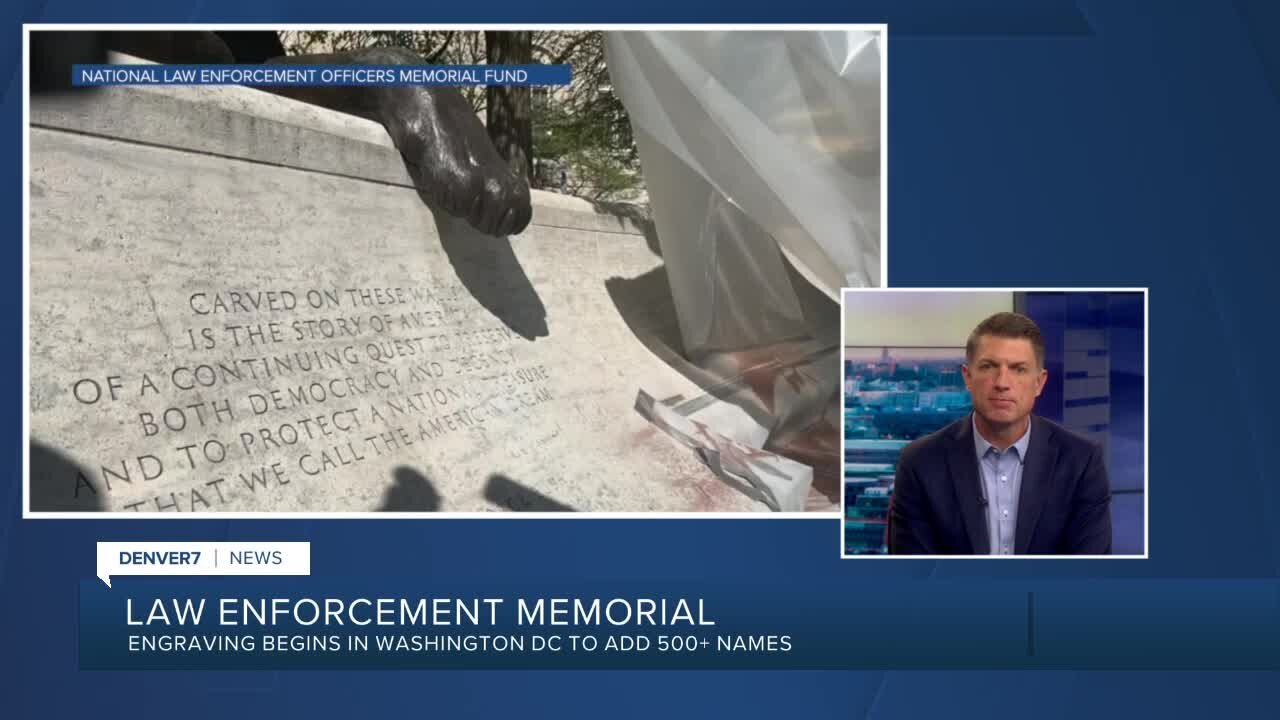 7 Colorado law enforcement officer's names being added to national memorial