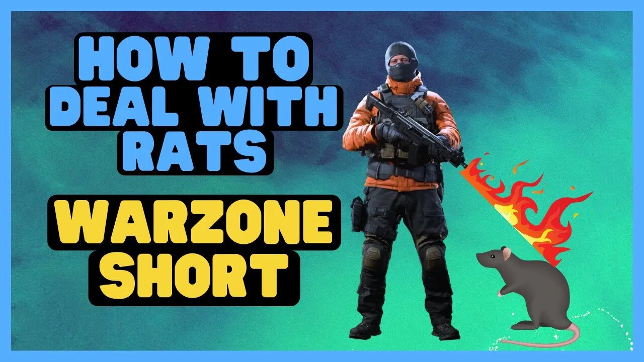 Warzone Shorts | Don't Be A Rat #shorts