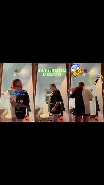 Bathroom Demon! Kayleigh Relentlessly Pursued!! 😲