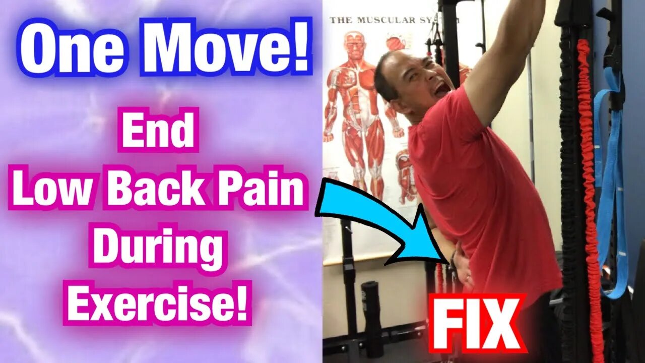 How to End Low Back During Exercise! One Easy Movement! | Dr Wil & Dr K