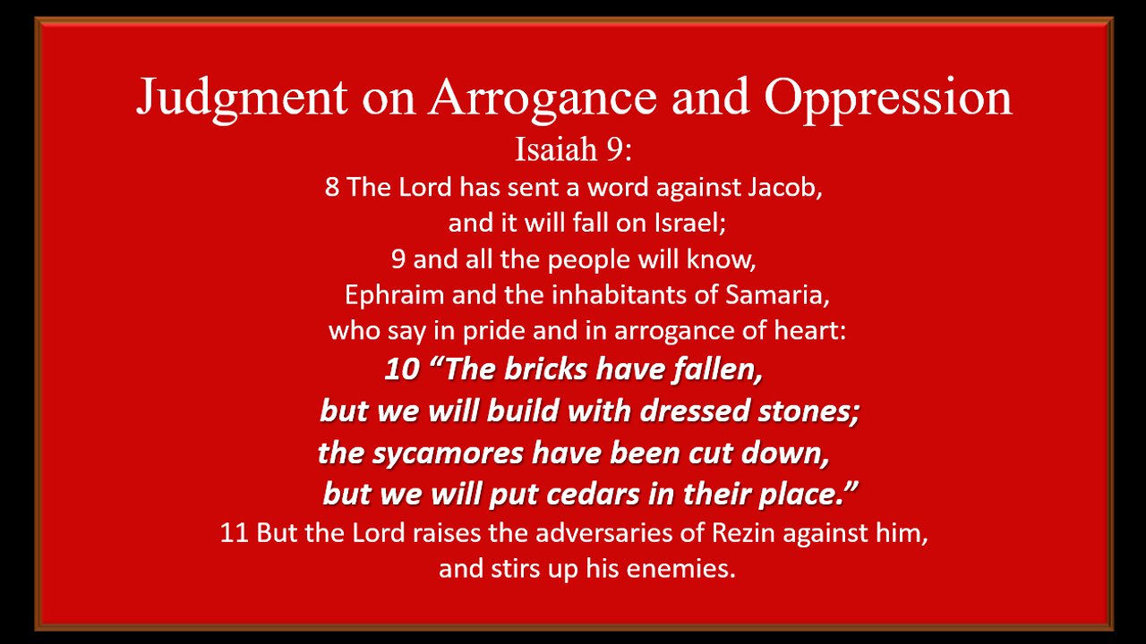 Arrogance and Pomposity