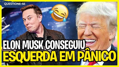 Elon Musk conseguiu! Esquerda está em pânico 😂🕊
