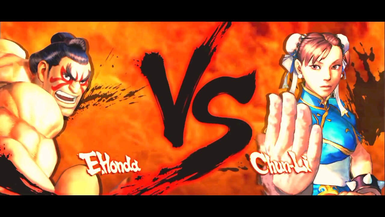 E.honda vs Chun Li street fighter