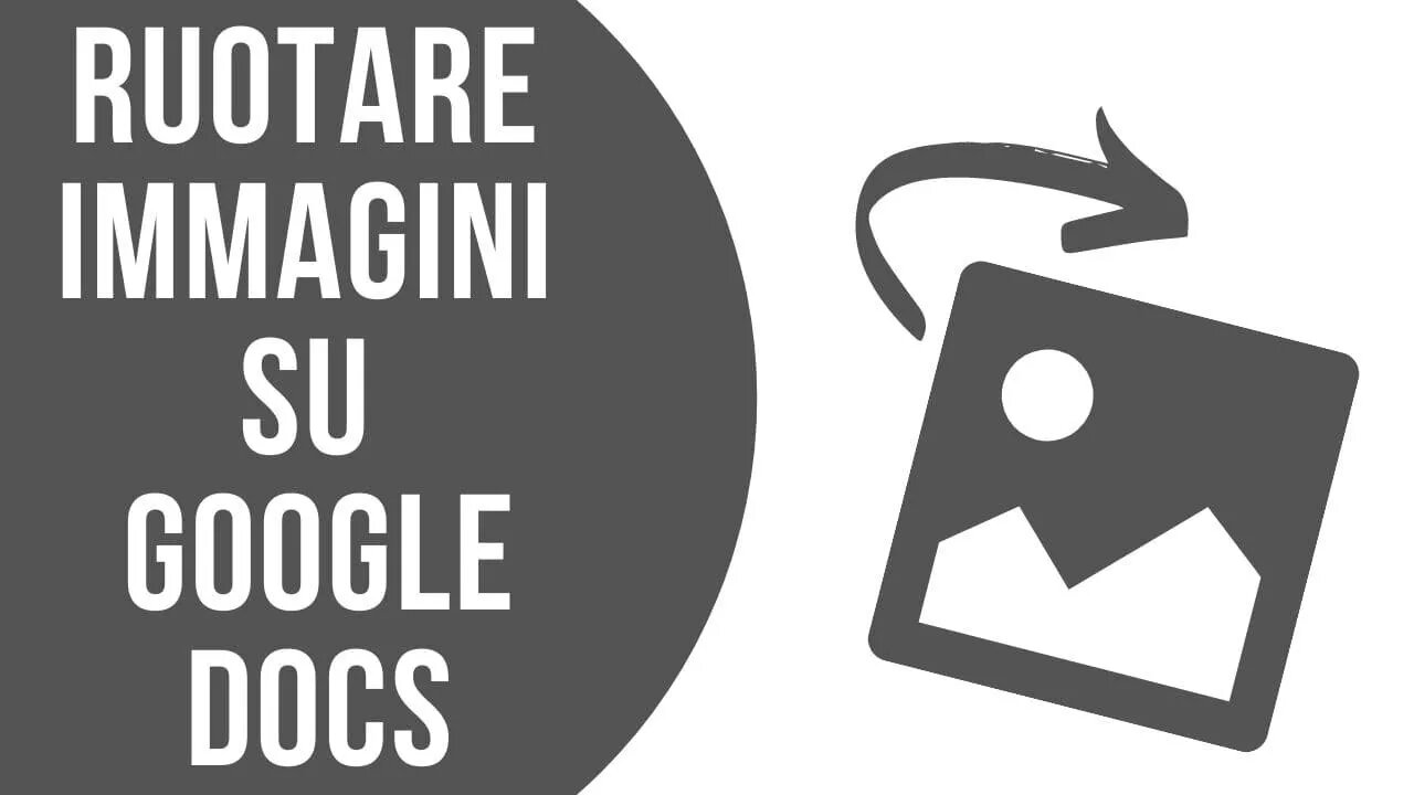 Ruotare immagine su Google Docs