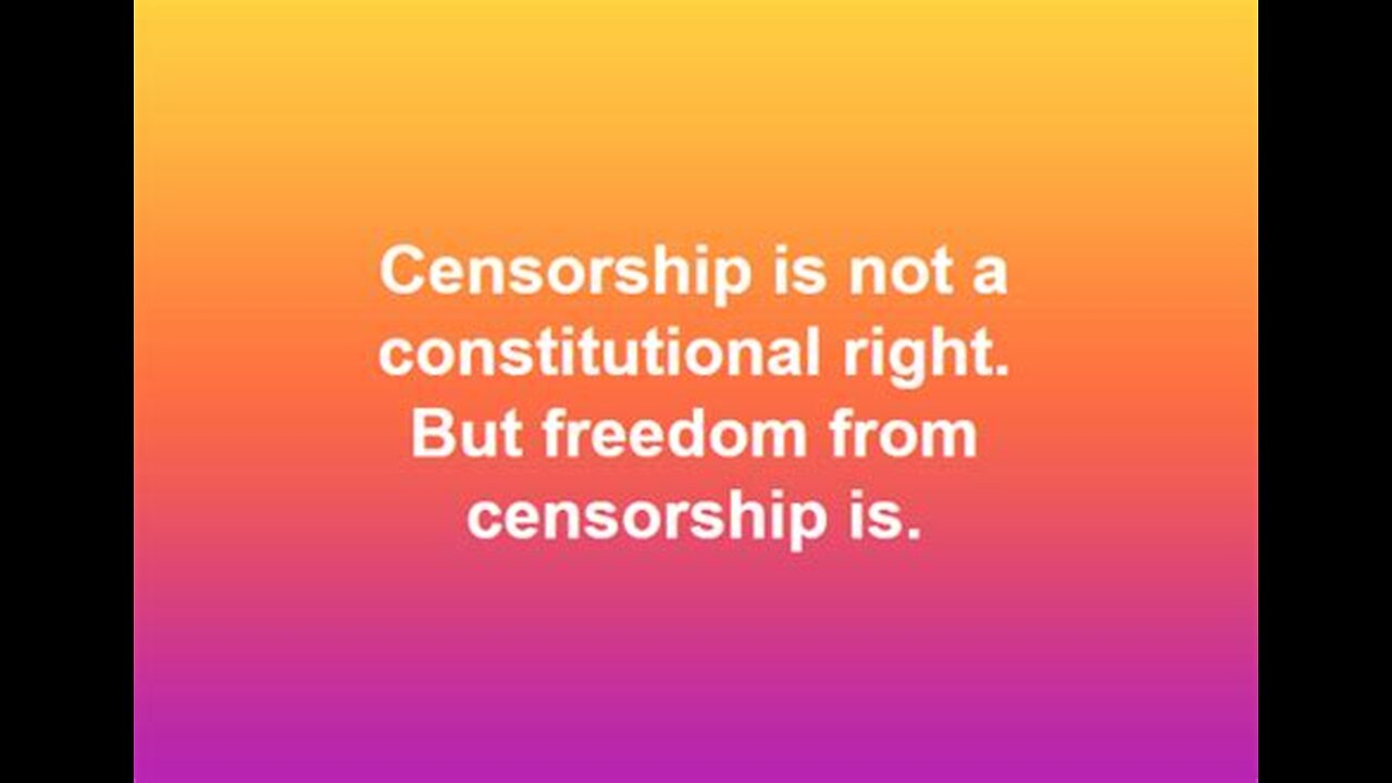 TvNI = Truth vs. NEW$ INC. "Censorship vs. Free Speech. 2nd hr. March 12.