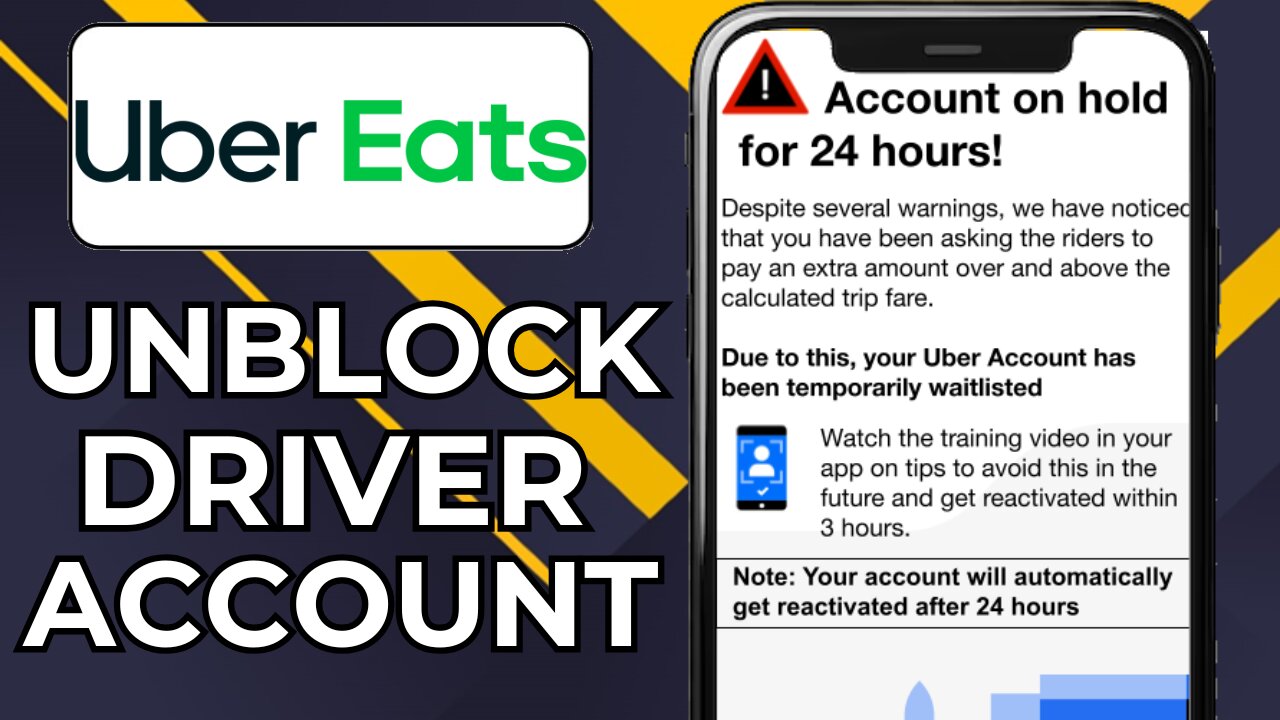 HOW TO UNBLOCK UBER DRIVER ACCOUNT