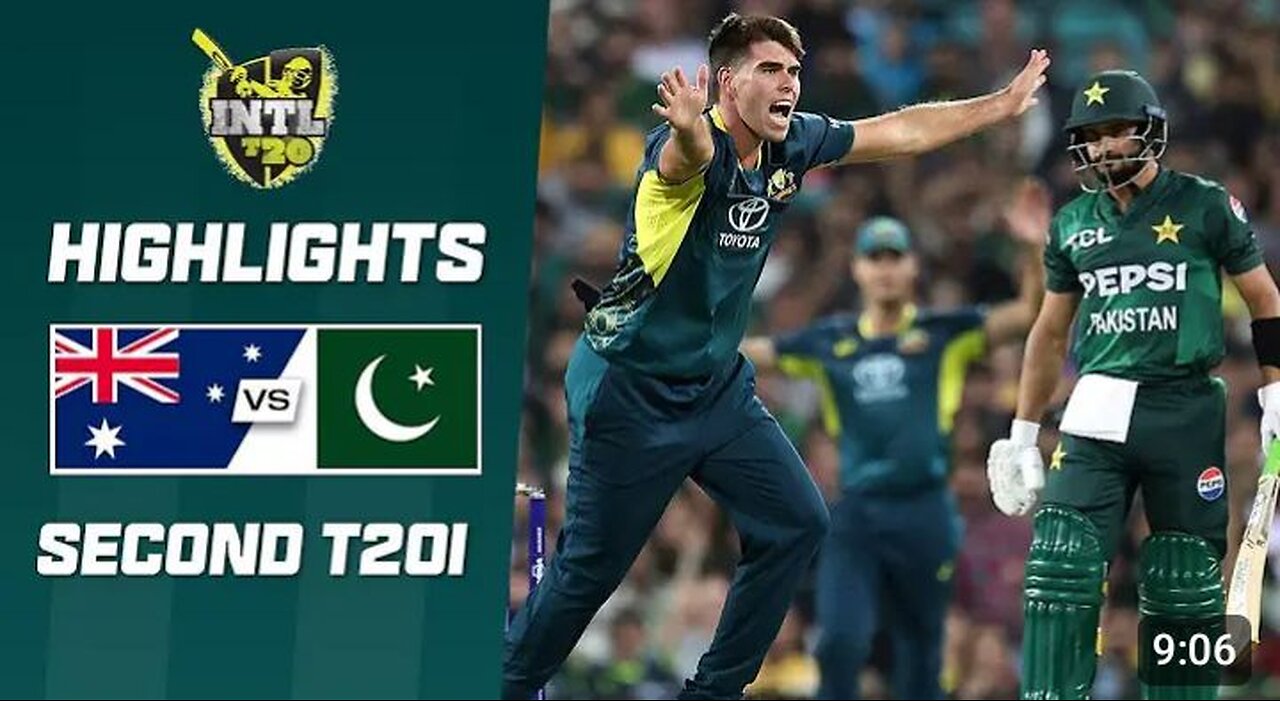 Aus vs Pak 2nd T20 Highlights | Australia vs Pakistan T20 Highlights