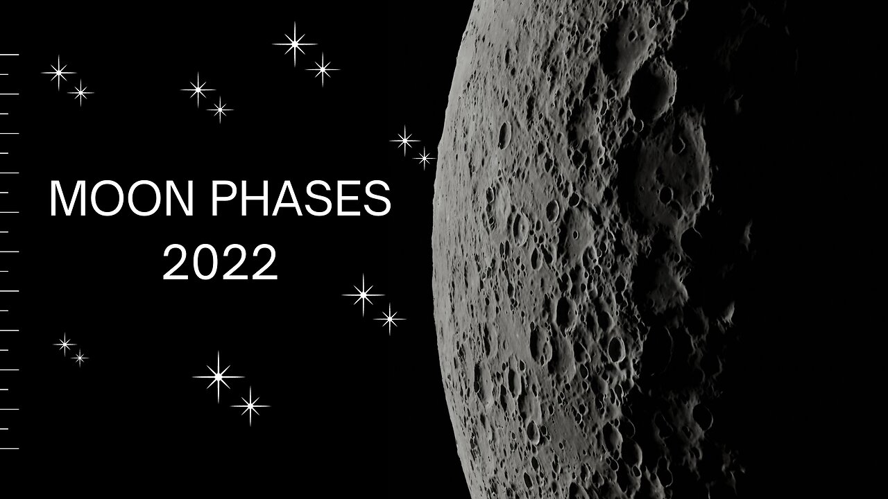 "Captivating Moon Phases 2022 in the Northern Hemisphere - 4K Visual Delight"