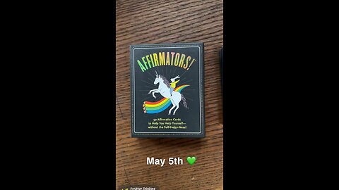 5/5/23 card: positive thoughts