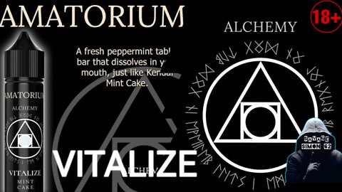 AMATORIUM - VITALIZE "MINT CAKE" 🔞 #amatoriumeliquids #vitalize #thealchemyrange #ukeliquid