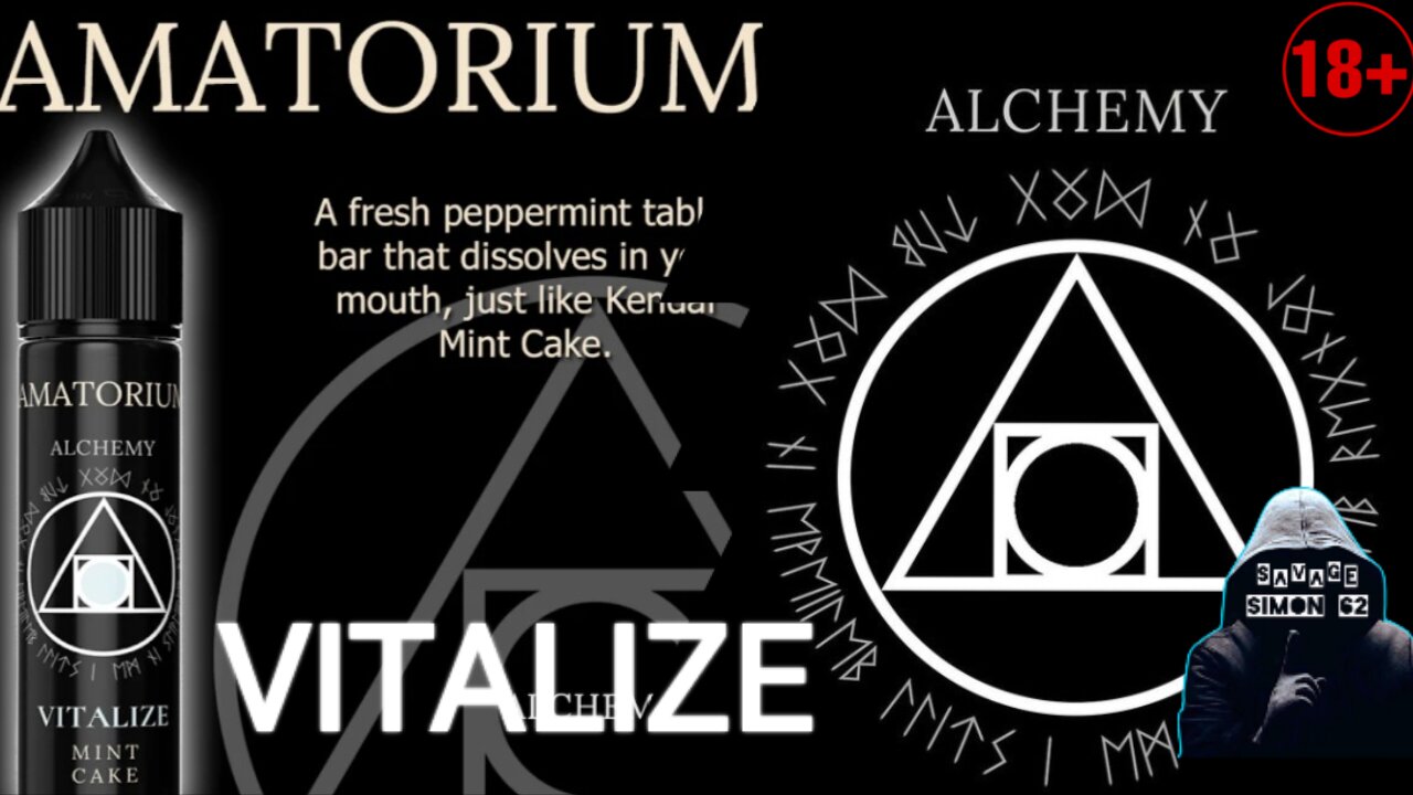 AMATORIUM - VITALIZE "MINT CAKE" 🔞 #amatoriumeliquids #vitalize #thealchemyrange #ukeliquid