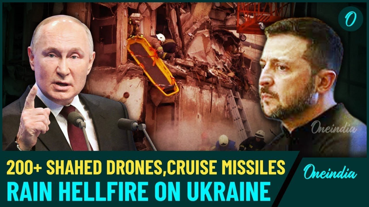 VIDEO| Putin’s ‘Deadliest’ Attack in Ukraine; 120 Drones And 90 Missiles Bomb Ukrainian Cities