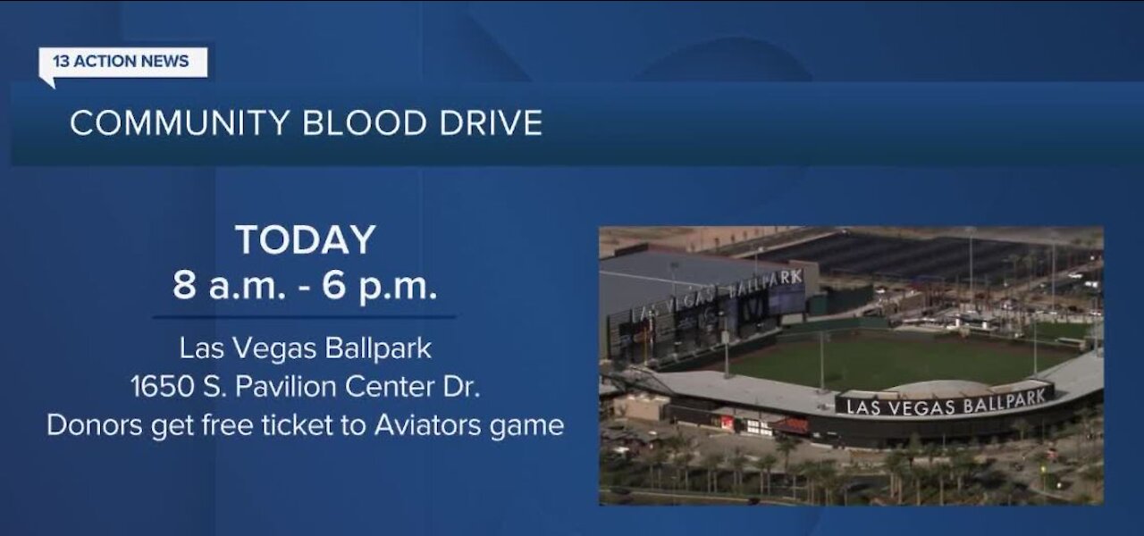 Blood drives happening this week