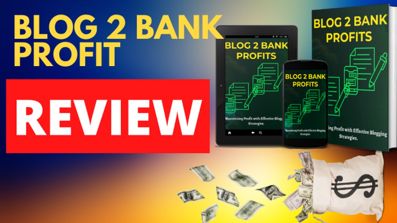 Blog 2 Bank Profits Demo Video - Master the Art of Monetizing Your Blogging Passion