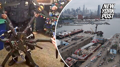 Cops discover massive 5-foot drone in Brooklyn Navy Yard