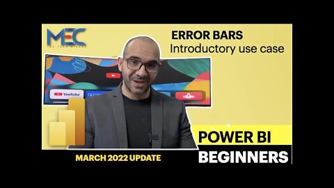 POWER BI - MARCH 2022 UPDATE - ERROR BARS USE CASE