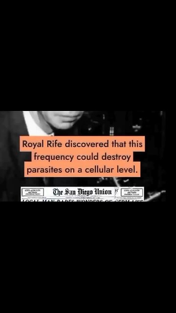 Royal Rife Frequencies Destroy Parasites