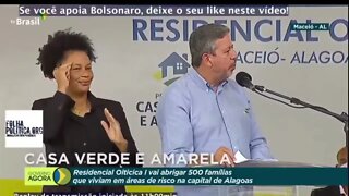 O Arthur Lira declarando sua admiração ao Presidente Bolsonaro