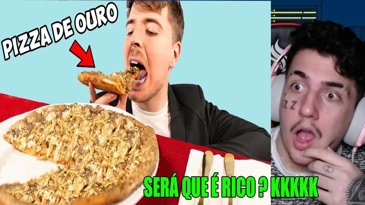 Comi a Pizza Dourada de $70,000! | REACT