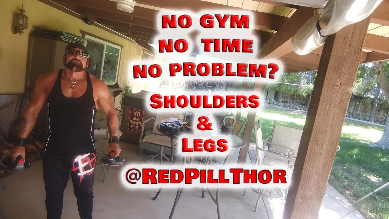 No Gym No Time No Problem Shoulders and Legs Part 4