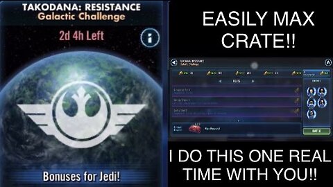 Max Crating Galactic Challenge Takodana: Resistance In Real Time