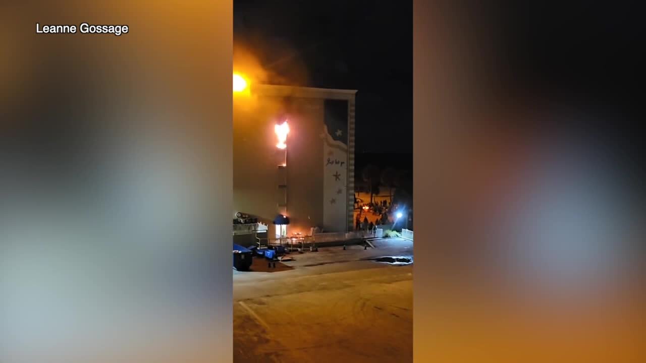 Fire at TradeWinds in St. Pete Beach