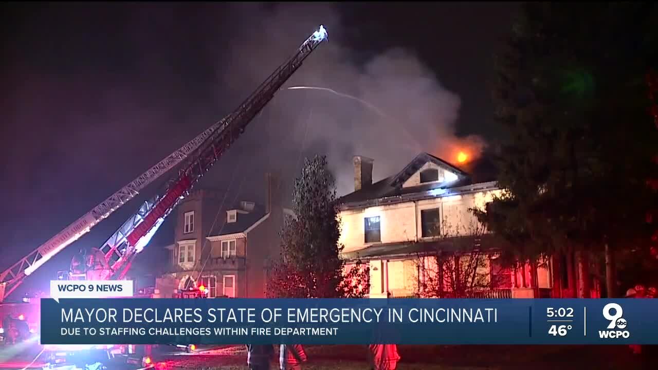 Cincinnati mayor declares state of emergency due to fire department staffing