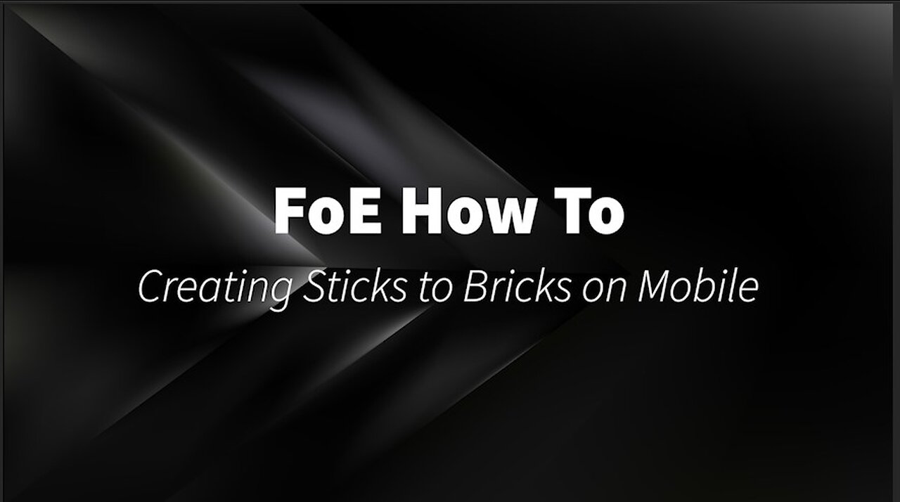 Sticks to bricks thread for mobile