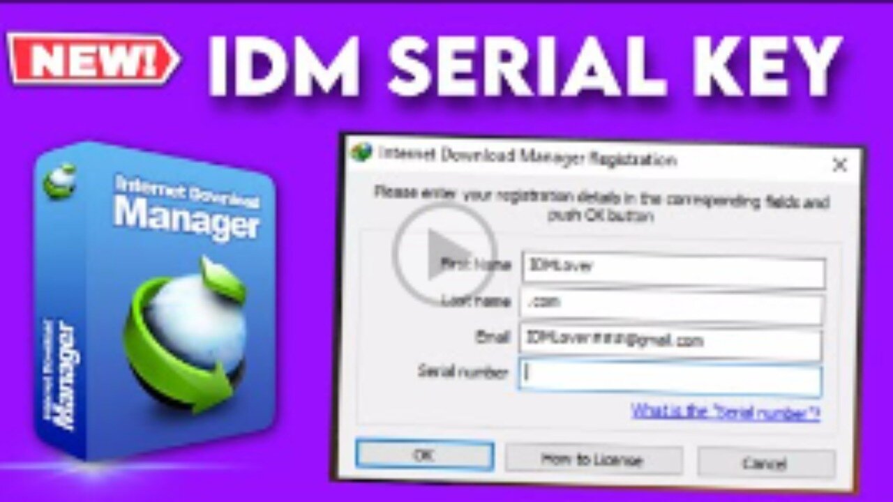 IDM Serial key For Registration | Free IDM Lifetime Key Tutorial | Internet Download Manager 2023