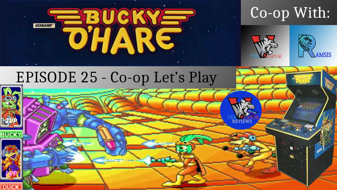 Retro Arcade Gameplay | Bucky O'Hare - Arcade - Let's Play - | Bucky & Duck |