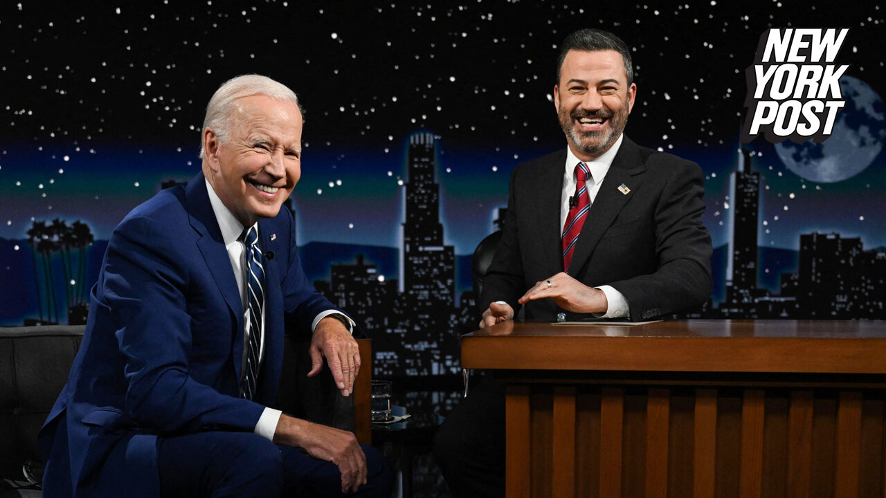 Biden takes shot at Trump and Republicans on 'Jimmy Kimmel Live!'