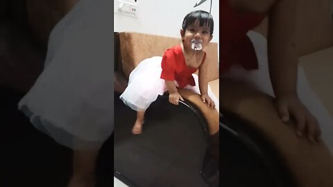 Lakdi ki kathi😂😂Cute Baby Video😍Cute Baby Funny 😂 #cute #shorts #viral