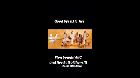 Breaking news, Elon Musk buys ABC fires all of them