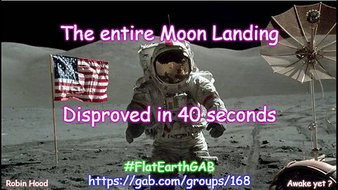 The entire Moon Landing Disproved in 40 seconds