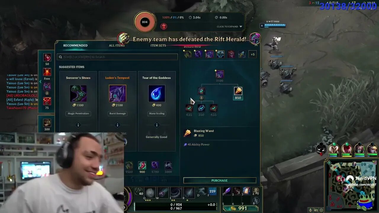 Mizkif Playing League of Legends With Yassuo, Greekgodx, Pokelawls and Esfand