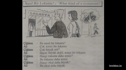 Lesson 1C "A Practical Course in Turkish"