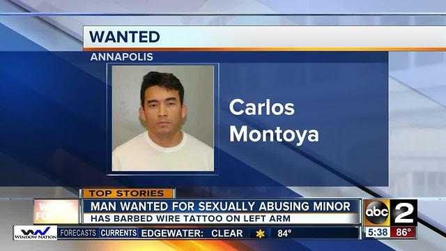 A man is wanted for sexually abusing a minor