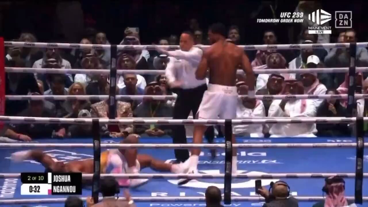 Anthony Joshua KO’s Francis Ngannou!