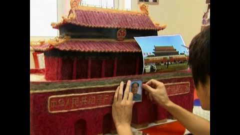 Tiananmen Square Made Of Human Hair