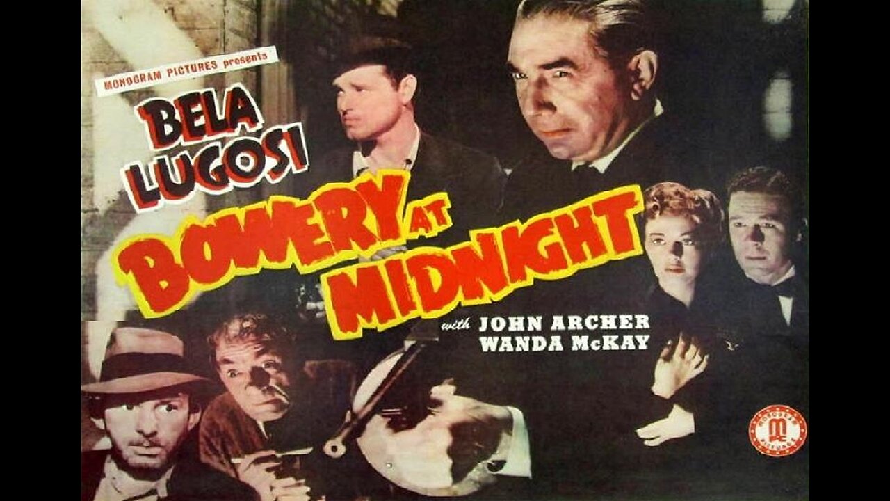Lugosi BOWERY AT MIDNIGHT 1942 Weird Horror Crime Thriller with Gangsters & Zombies FULL MOVIE