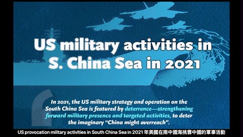 US provocation military activities in South China Sea in 2021