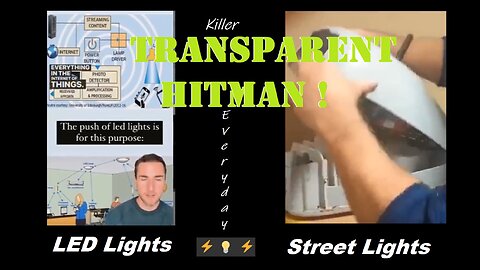 Transparent Hitman | LED Lights | Street Lights