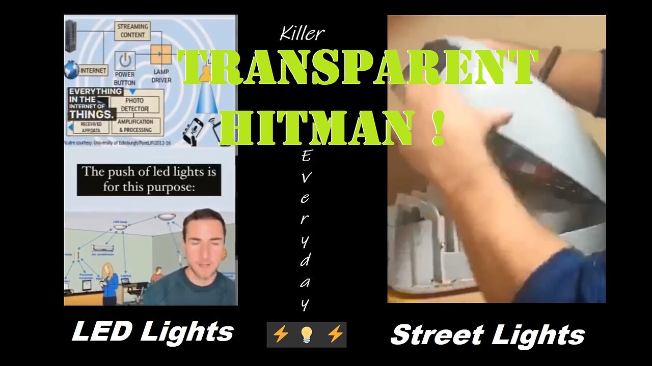 Transparent Hitman | LED Lights | Street Lights