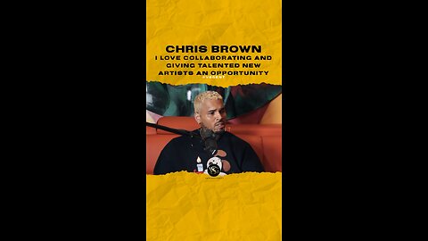 #chrisbrown I love collaborating and giving talented new artists an opportunity. 🎥 @Power106LA