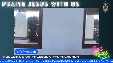 Come to churh with us. Praise Jesus