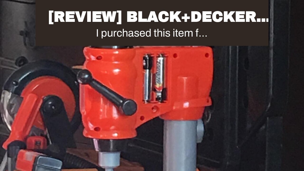 [REVIEW] BLACK+DECKER Power Tool Workshop - Play Toy Workbench for Kids with Drill, Miter Saw a...