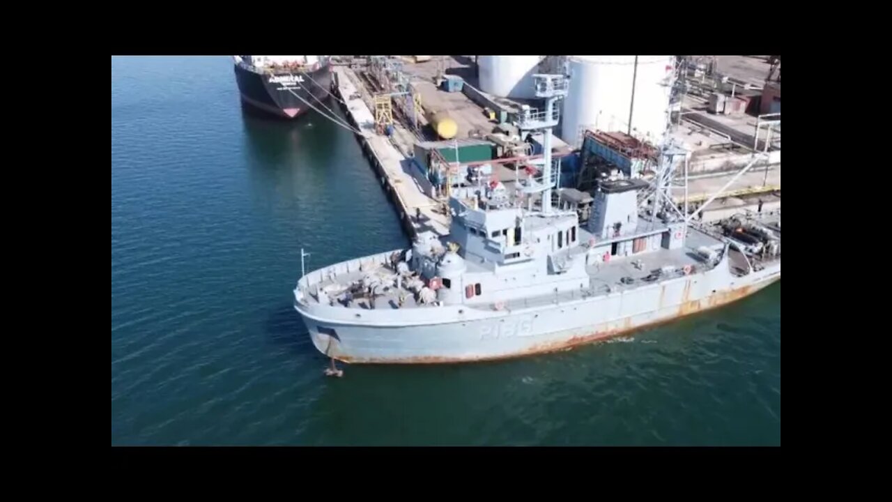 P186 Korets -- Captured Ukrainian Boat Moved to Novorossiysk