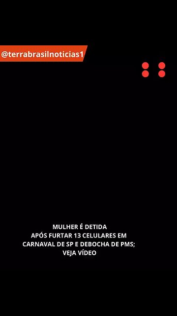 Mulher é detida após furtar 13 celulares em Carnaval de SP e debocha de PMs; VEJA VÍDEO